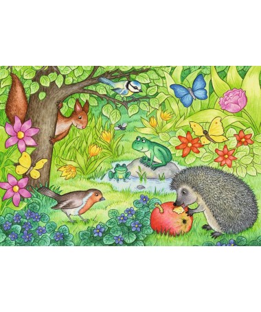 Puzzle Os animais do nosso jardim 2