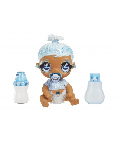 Glitter Babyz Muñeca Copito de Nieve Azul