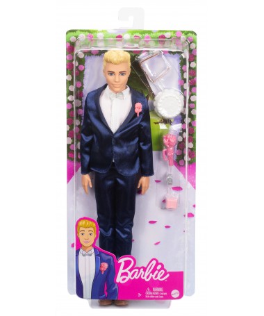 Ken Con Traje De Novio De Barbie Y Accesorios